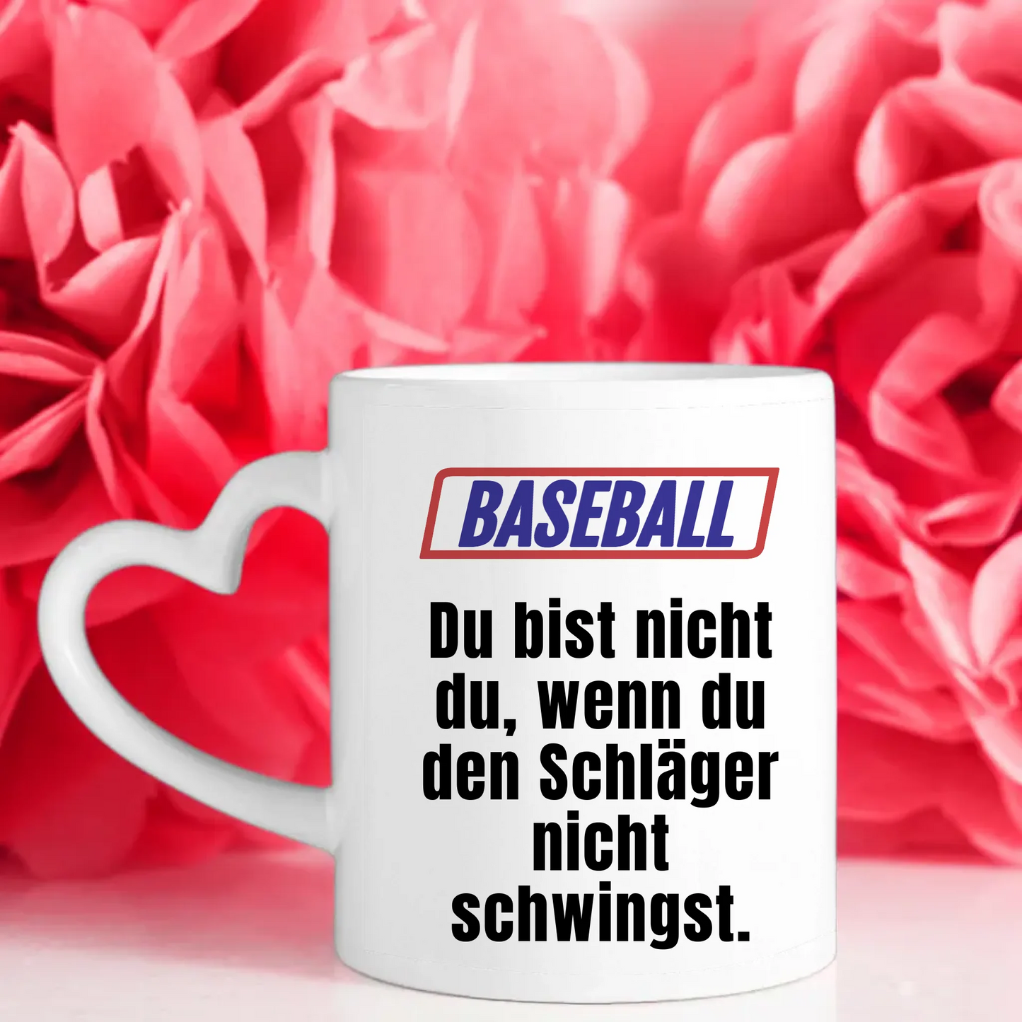 Personalisierte Tasse Lustig Du bist nicht Du Baseball Spruch