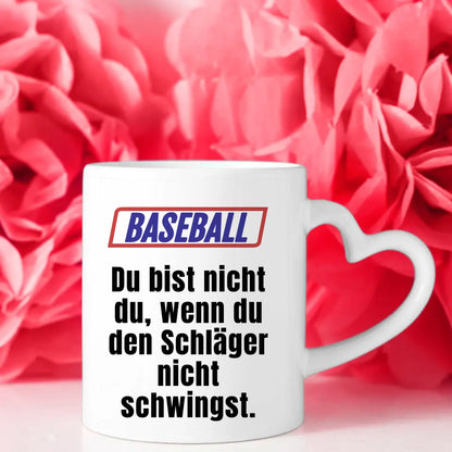 Personalisierte Tasse Lustig Du bist nicht Du Baseball Spruch