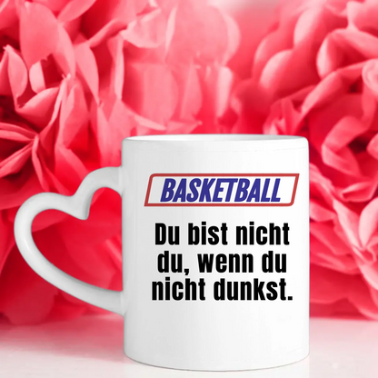 Lustige Tasse Du bist nicht Du wenn Basketball personalisiert Abitur