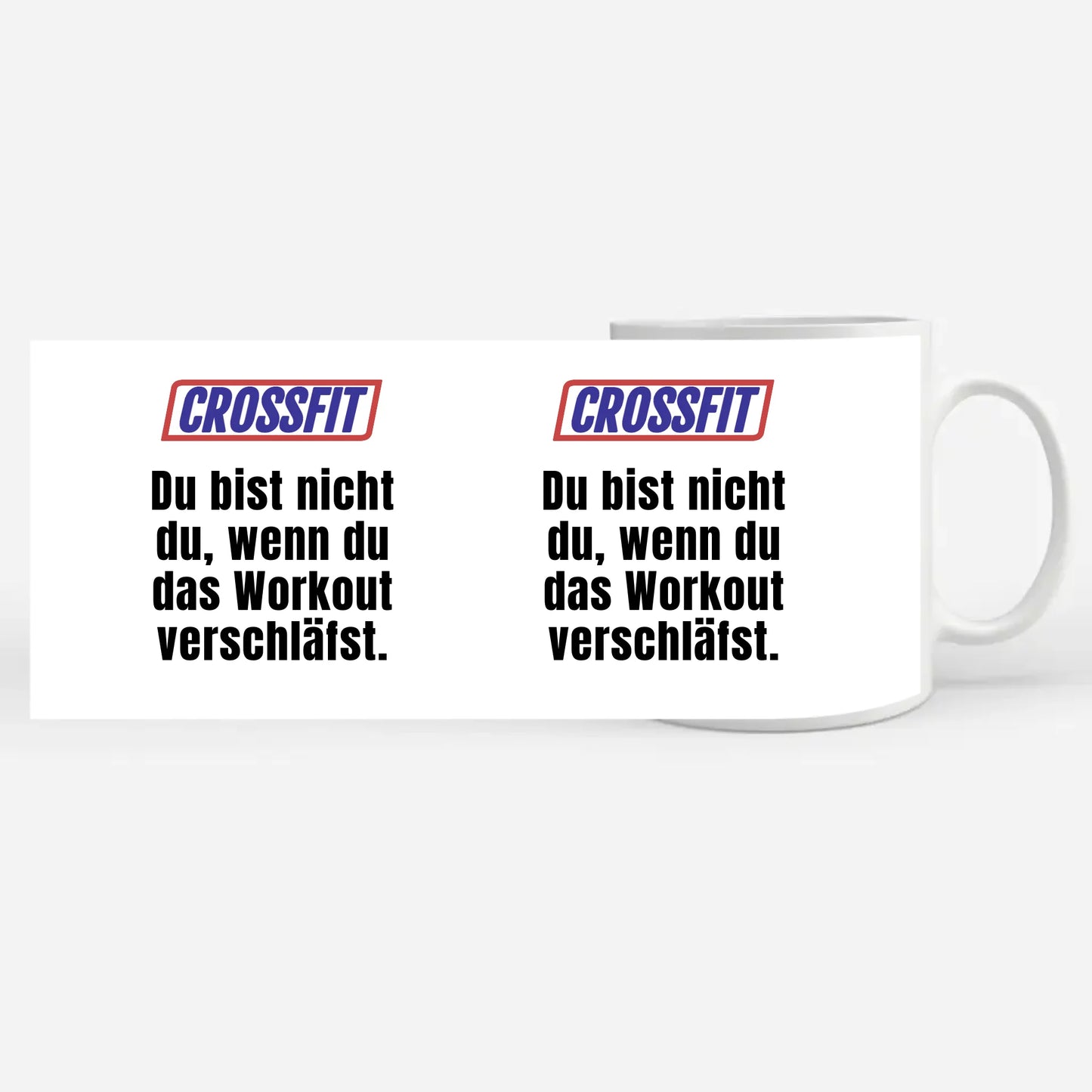 Lustige Tasse Du bist nicht Du wenn Crossfit Personalisierter Kaffeebecher