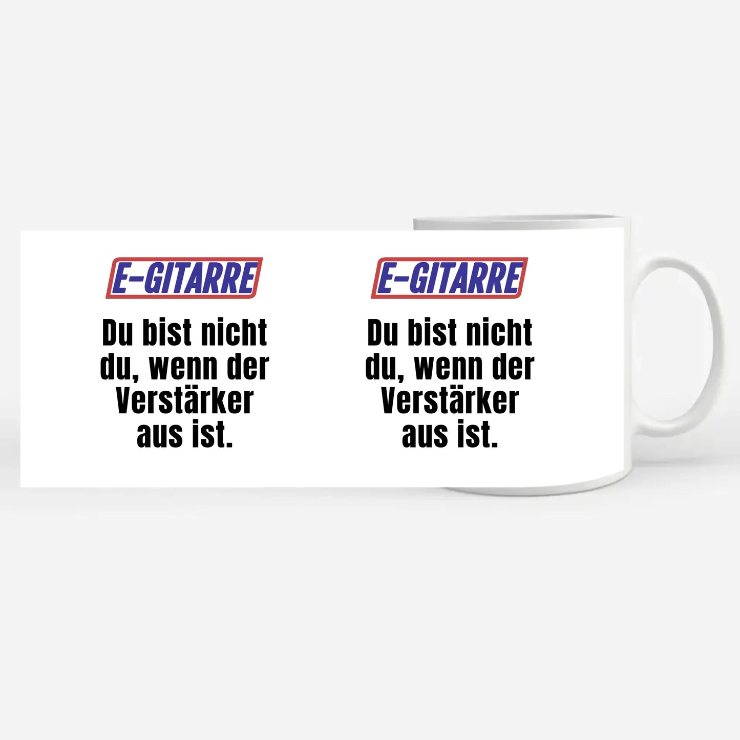 Kaffeetasse Lustig Du bist nicht Du wenn E-gitarre Geschenk