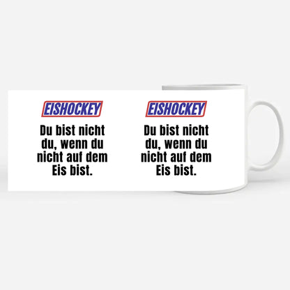 Lustige Tasse Du bist nicht Du wenn Eishockey Personalisierte Tasse Mit Namen