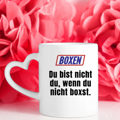 Kaffeetasse Lustig Du bist nicht Du wenn Boxen Tasse Mit Name