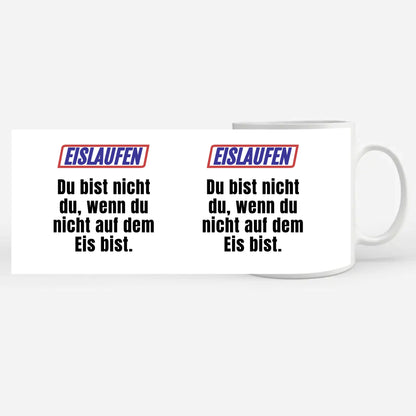 Kaffeetasse Lustig Du bist nicht Du wenn Eislaufen Geschenk