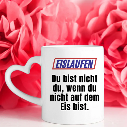 Kaffeetasse Lustig Du bist nicht Du wenn Eislaufen Geschenk