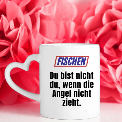 Kaffeetasse Lustig Du bist nicht Du wenn Fischen Geschenkidee