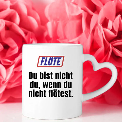 Kaffeetasse Lustig Du bist nicht Du wenn Flöte Kaffeebecher Personalisiert