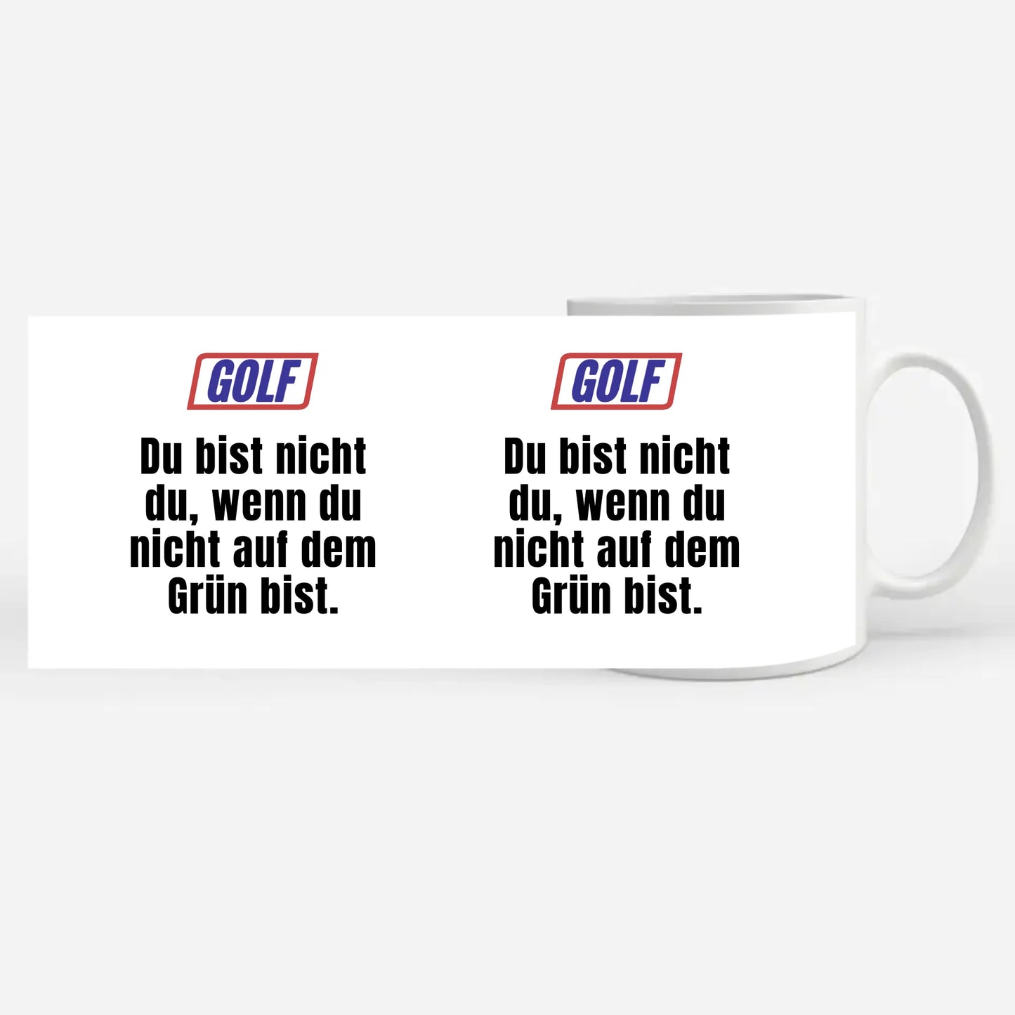 Lustige Tasse Du bist nicht Du wenn Golf Kaffeebecher Personalisiert