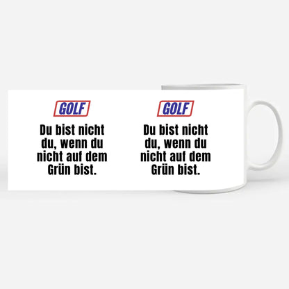 Lustige Tasse Du bist nicht Du wenn Golf Kaffeebecher Personalisiert