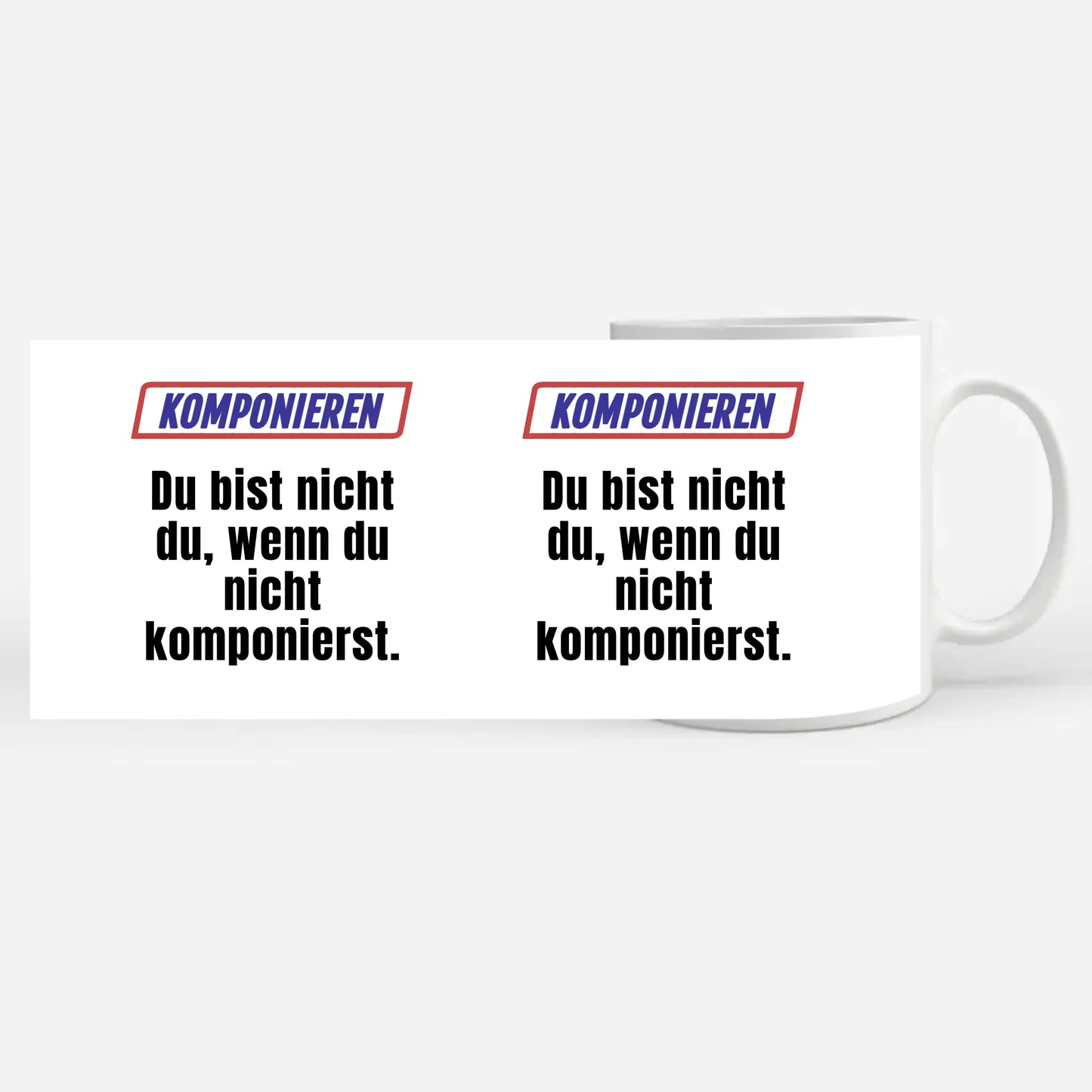 Personalisierte Tasse Mit Namen Kaffeetasse Lustig Du bist nicht Du wenn Komponieren