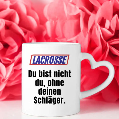 Personalisierte Tasse Lustig Du bist nicht Du Lacrosse