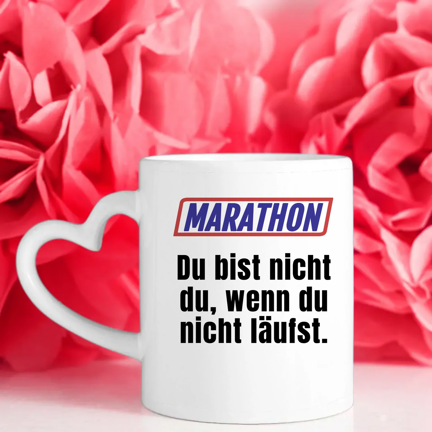 Lustige Tasse Du bist nicht Du wenn Marathon Kaffeebecher Personalisiert