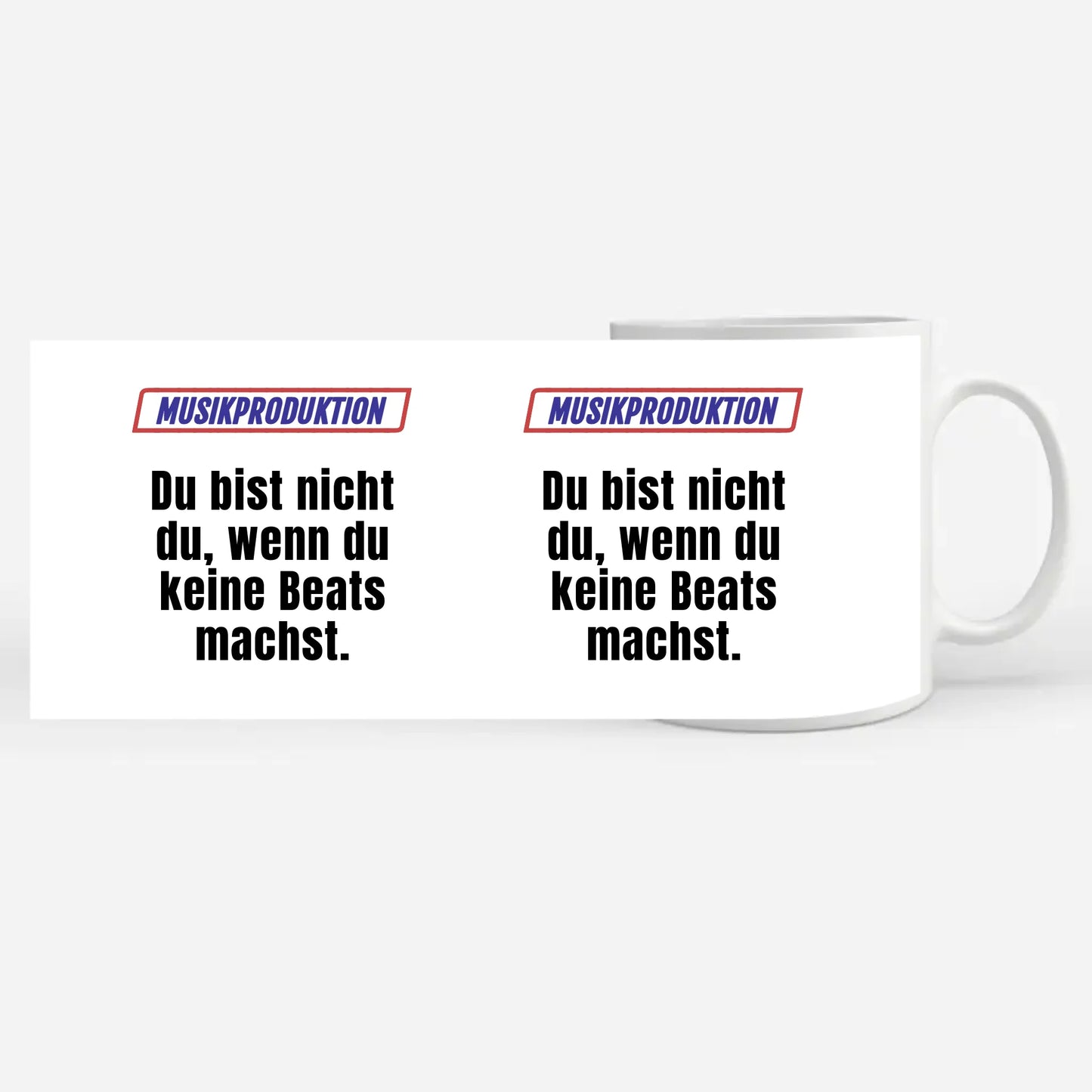 Lustige Tasse Du bist nicht Du wenn Musikproduktion Kaffeetasse