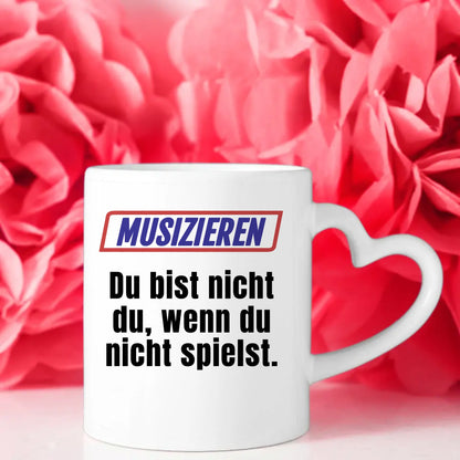 Kaffeetasse Lustig Du bist nicht Du wenn Musizieren Tasse Mit Name