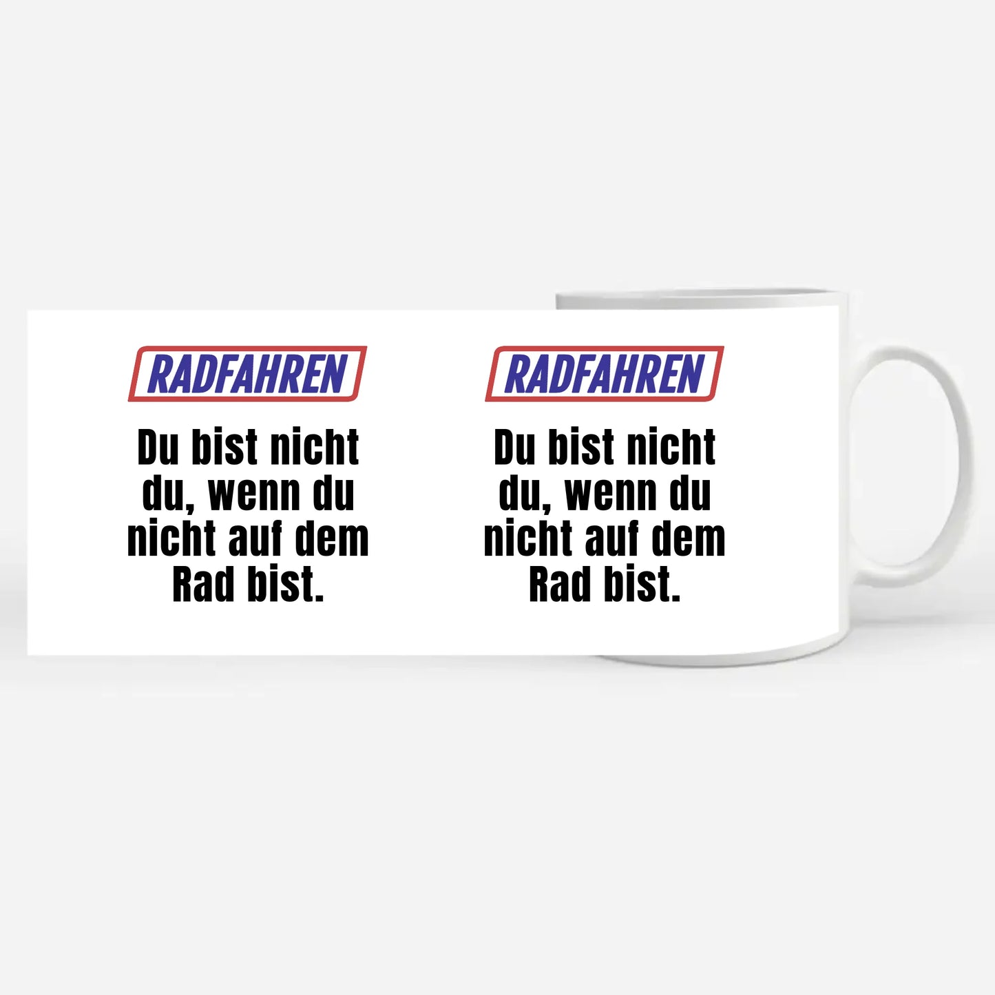 Lustige Tasse Du bist nicht Du wenn Radfahren Personalisierte Tasse Mit Namen