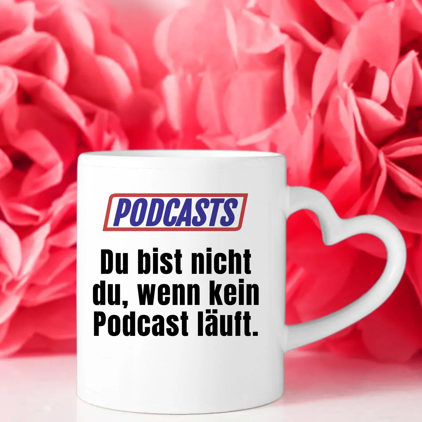 Personalisierte Tasse Lustig Du bist nicht Du wenn Podcasts