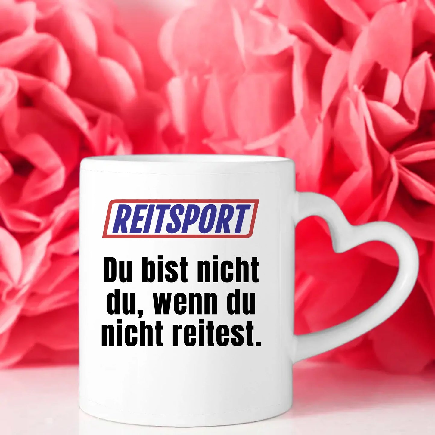 Lustige Tasse Du bist nicht Du wenn Reitsport personalisierter Kaffeebecher