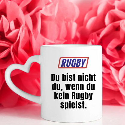 Personalisierte Kaffeetasse Lustig Du bist nicht Du wenn Rugby