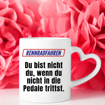 Personalisierte Tasse Lustig Du bist nicht Du beim Rennradfahren