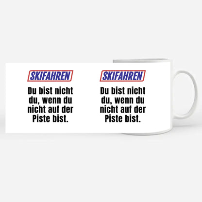 Kaffeetasse Lustig Du bist nicht Du wenn Skifahren Geschenk