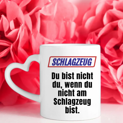 Lustige Tasse Du bist nicht Du wenn Schlagzeug Personalisierte Kaffeetasse