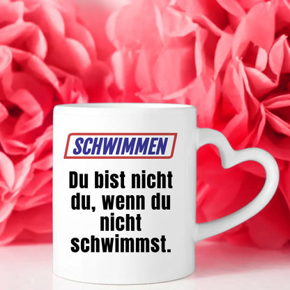 Lustige Tasse Du bist nicht Du wenn Schwimmen personalisierte Tasse