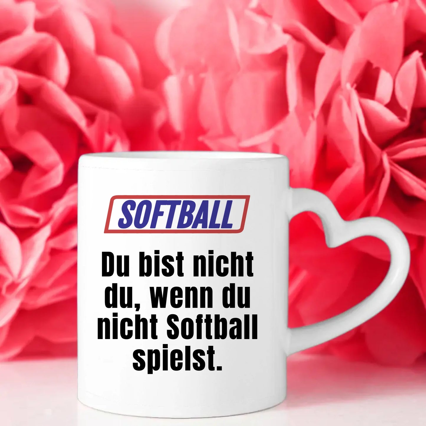 Kaffeetasse Lustig Du bist nicht Du wenn Softball Tasse Mit Name