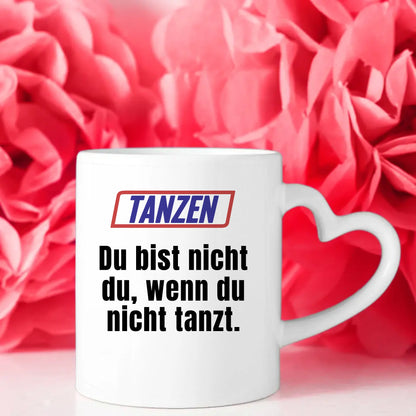 Lustige Tasse Du bist nicht Du wenn Tanzen Personalisierte Kaffeetasse