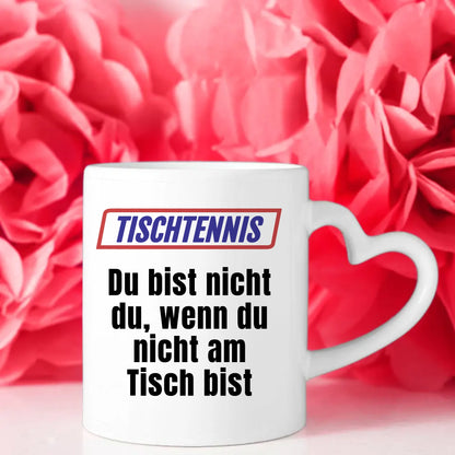 Lustige Tasse Du bist nicht Du wenn Tischtennis personalisierter Kaffeebecher