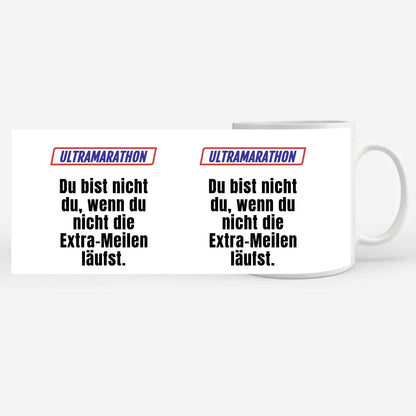 Personalisierte Kaffeetasse Lustig Du bist nicht Du Ultramarathon