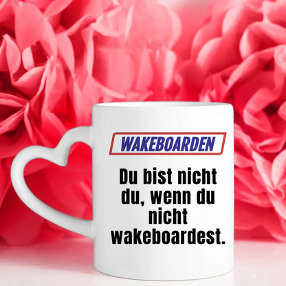 Kaffeetasse Lustig Du bist nicht Du wenn Wakeboarden Geschenk