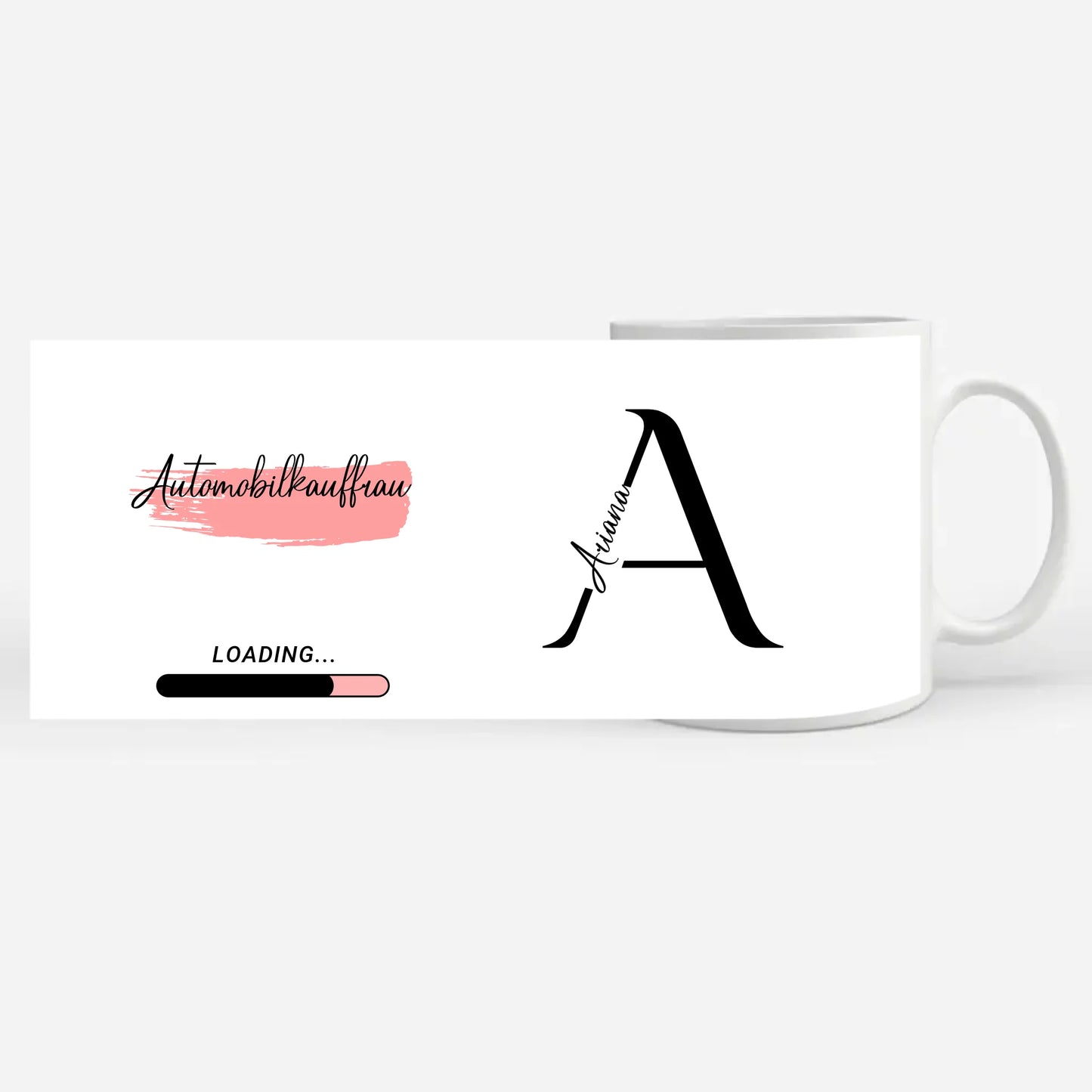 Personalisierte Tasse Mit Spruch Zukünftige Automobilkauffrau Geschenk