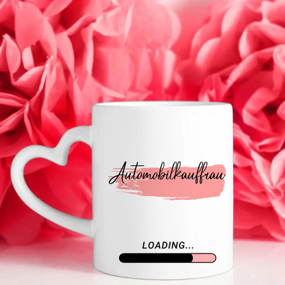 Personalisierte Tasse Mit Spruch Zukünftige Automobilkauffrau Geschenk