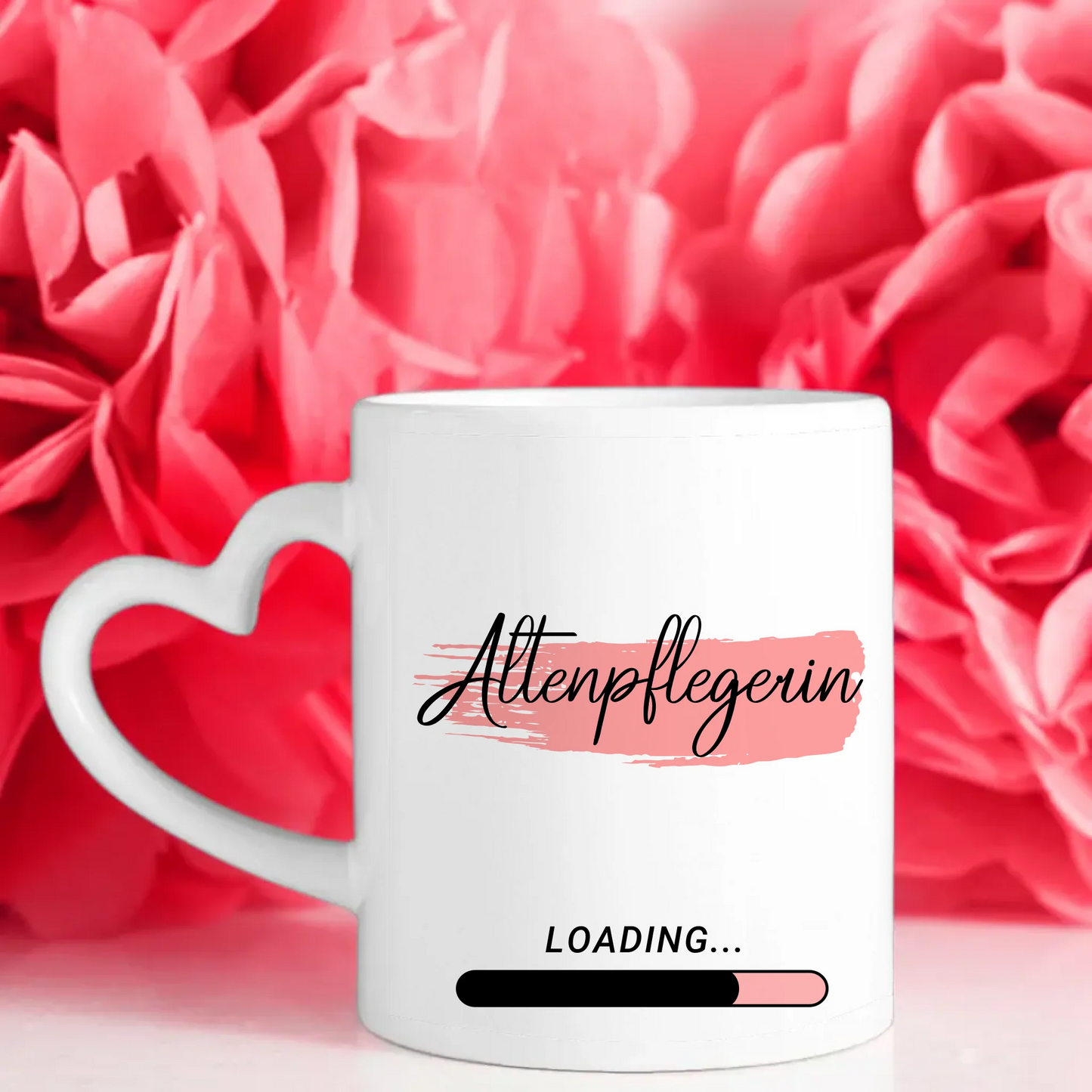 Personalisierter Kaffeebecher Zukünftige Altenpflegerin Geschenk