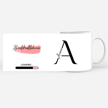 Kaffeebecher Personalisiert Zukünftige Berufskraftfahrerin Geschenk