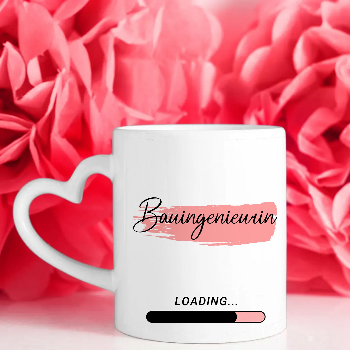 Personalisierte Tasse Zukünftige Bauingenieurin loading Geschenk