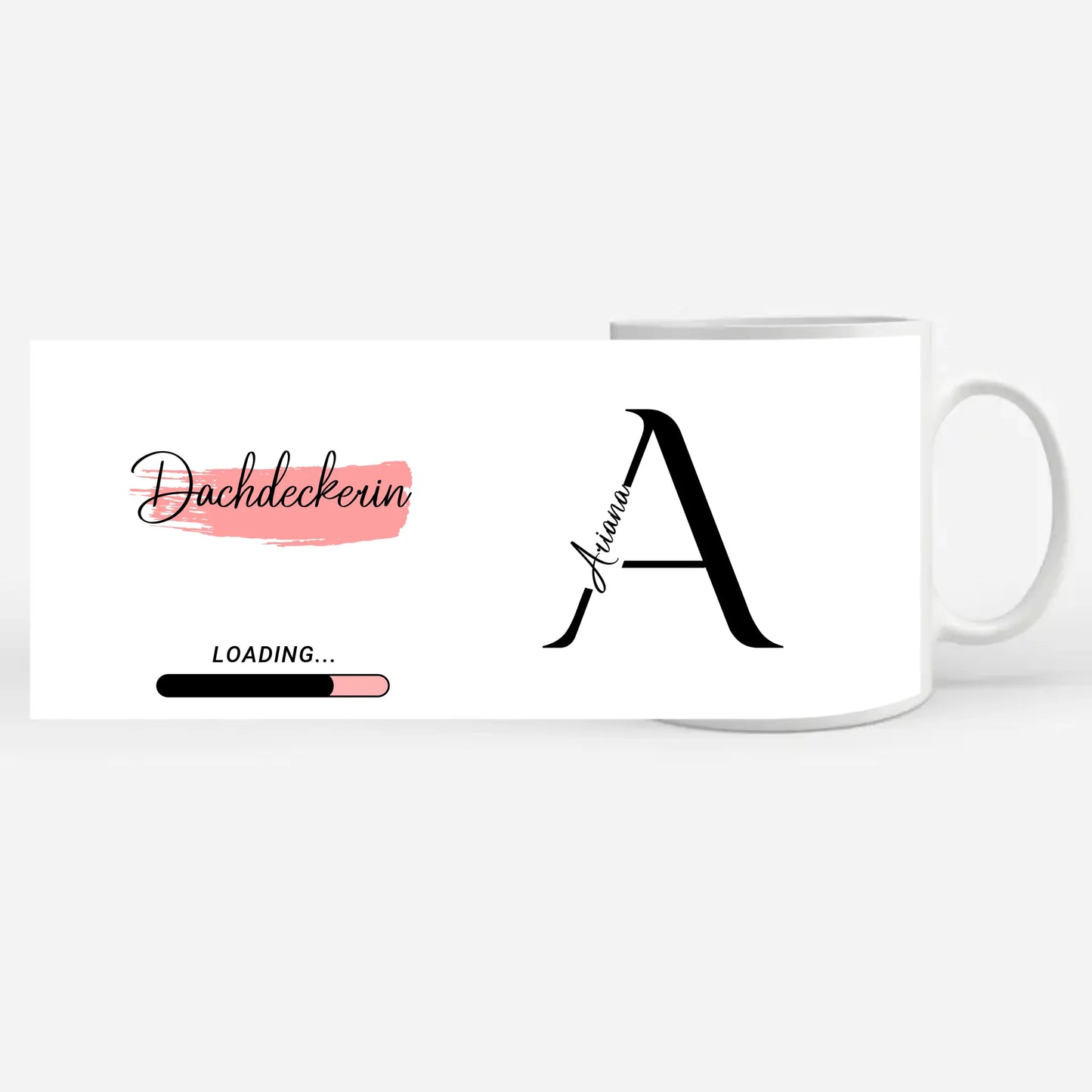 Personalisierte Tasse Mit Namen Zukünftige Dachdeckerin Geschenk