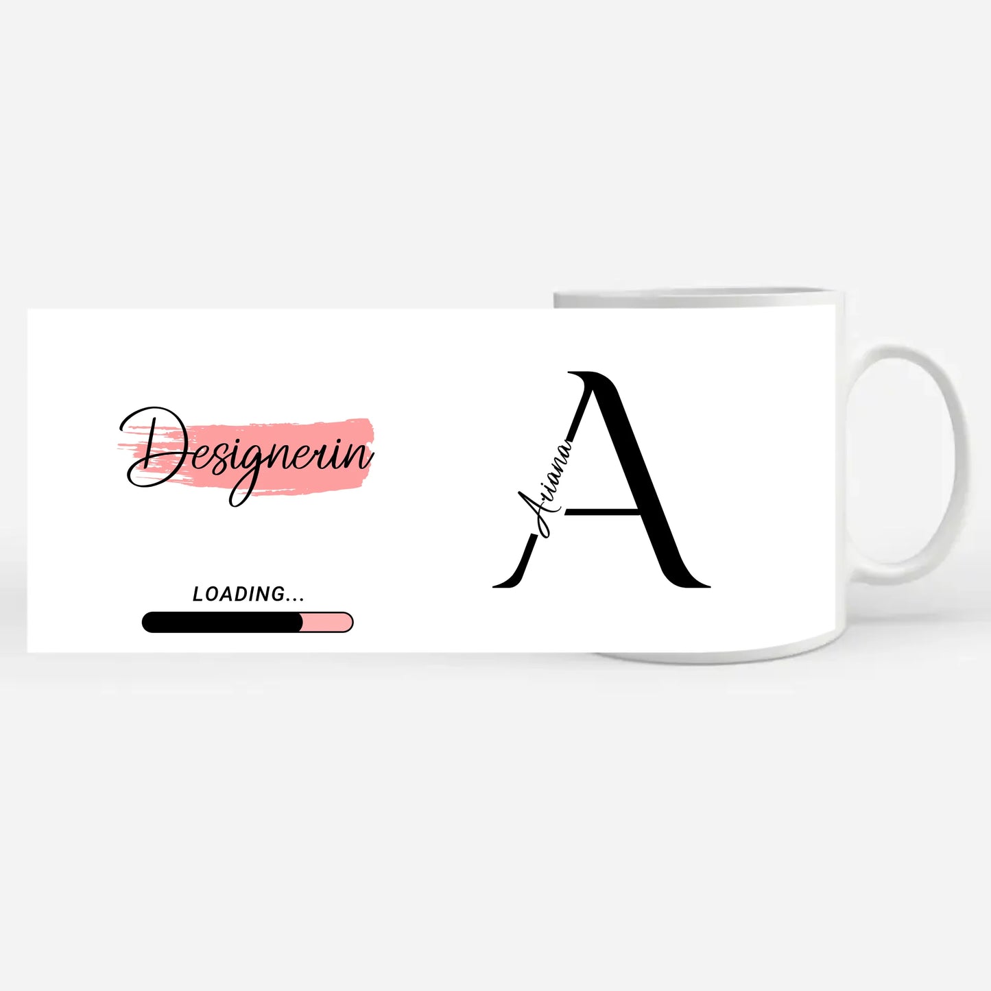 Personalisierter Kaffeebecher Zukünftige Designerin Geschenk
