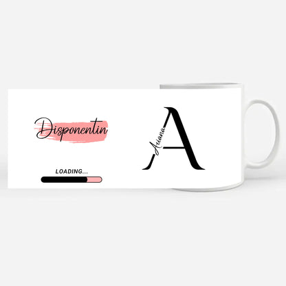 Personalisierte Tasse Mit Spruch Zukünftige Disponentin Geschenk