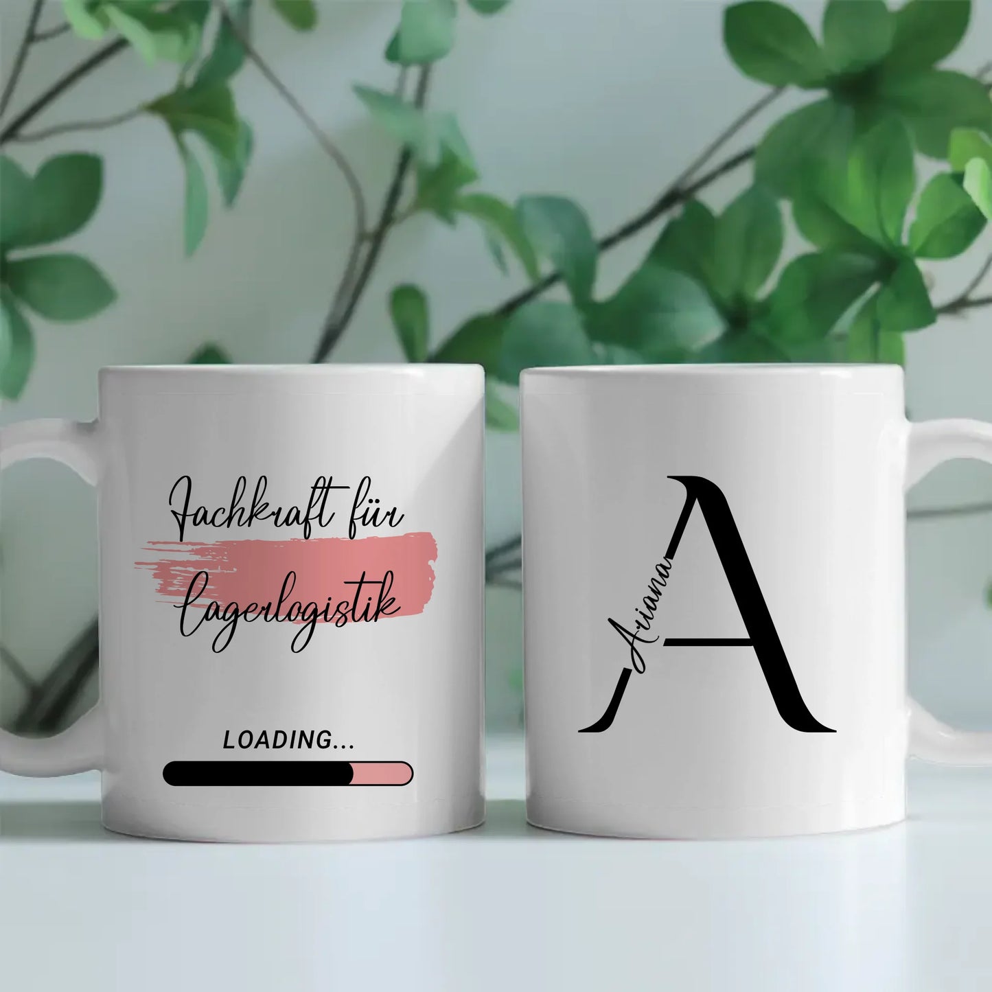 Personalisierte Tasse Zukünftige Fachkraft für Lagerlogistik Geschenk