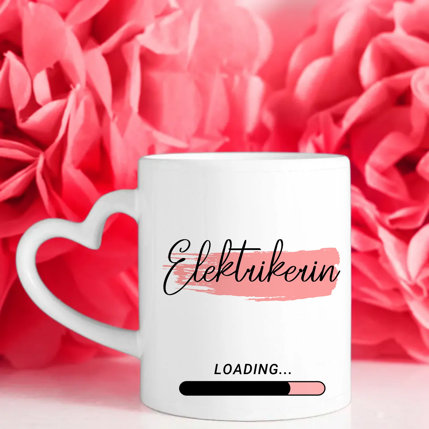 Tasse Mit Name Zukünftige Elektrikerin loading Geschenk