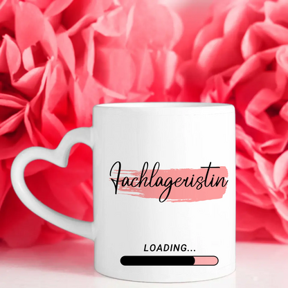 Tasse Mit Name Zukünftige Fachlageristin loading Geschenk