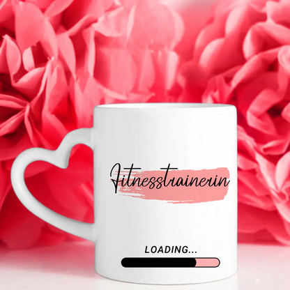 Personalisierte Tasse Mit Namen Zukünftige Fitnesstrainerin Geschenk