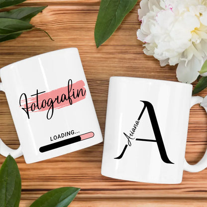Kaffeebecher Personalisiert Zukünftige Fotografin Geschenk