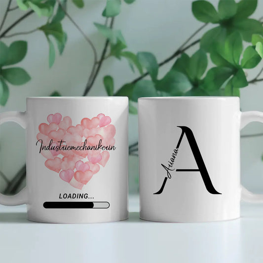 Kaffeebecher Personalisiert Zukünftige Industriemechanikerin Geschenk