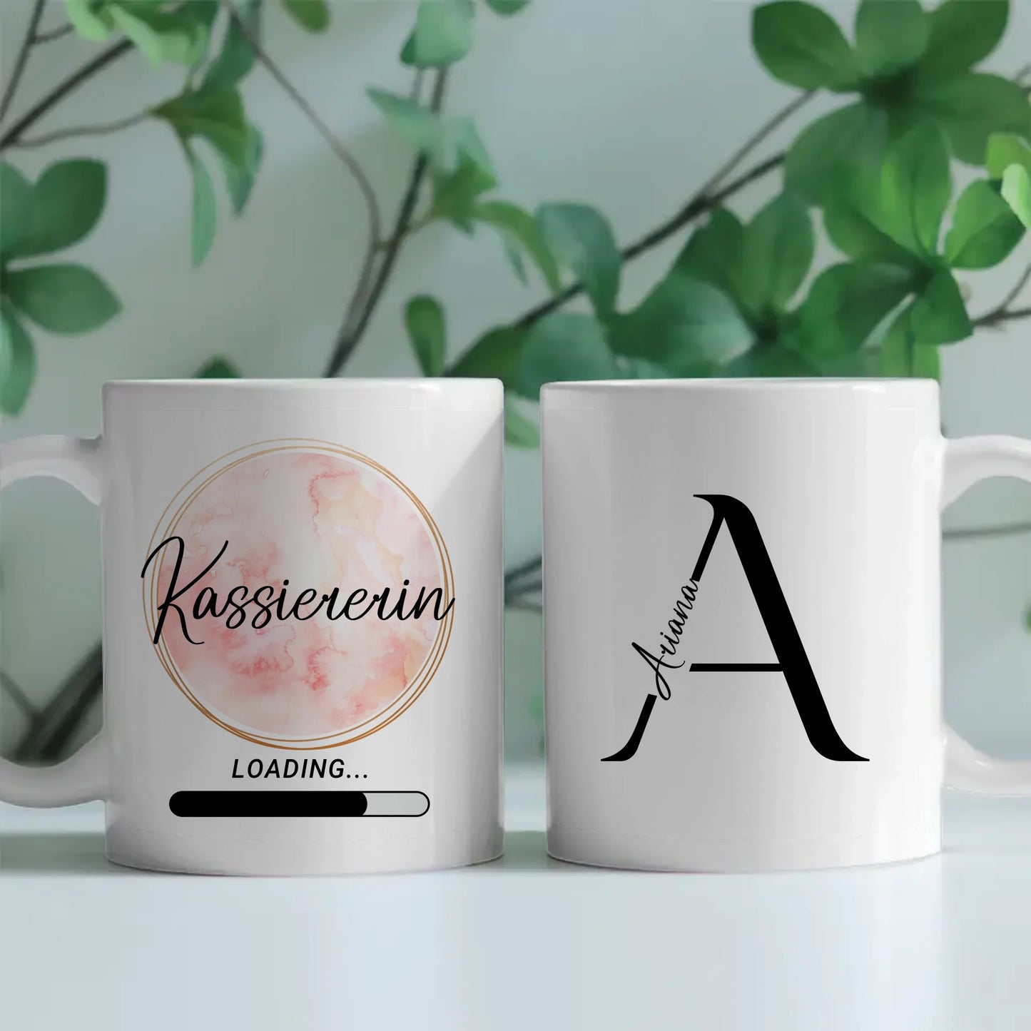 Personalisierte Tasse Mit Namen Zukünftige Kassiererin Geschenk