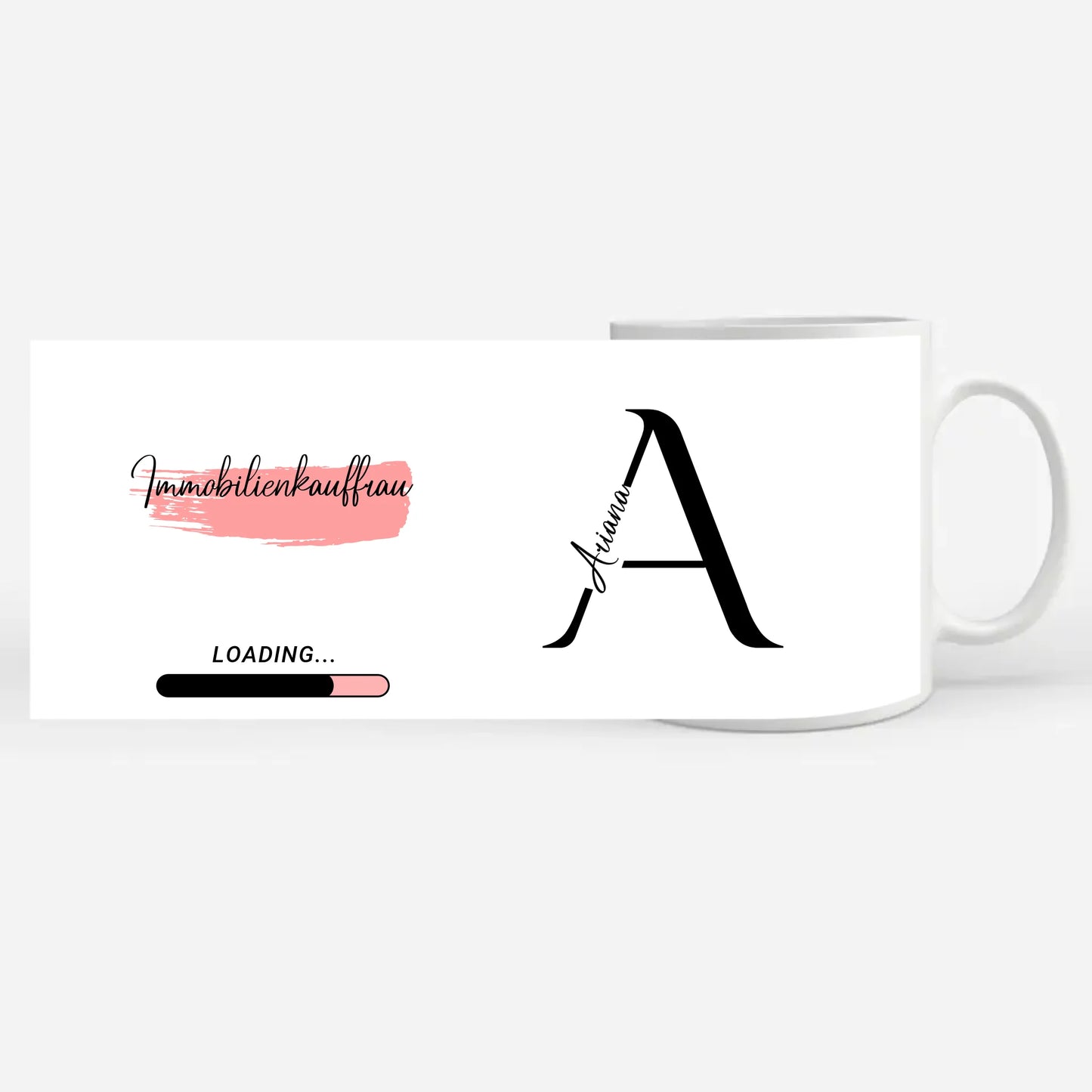 Personalisierte Tasse Mit Namen Zukünftige Immobilienkauffrau Geschenk