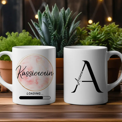 Personalisierte Tasse Mit Namen Zukünftige Kassiererin Geschenk