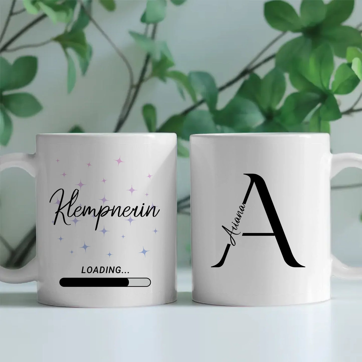 Personalisierte Tasse Zukünftige Klempnerin loading Geschenk