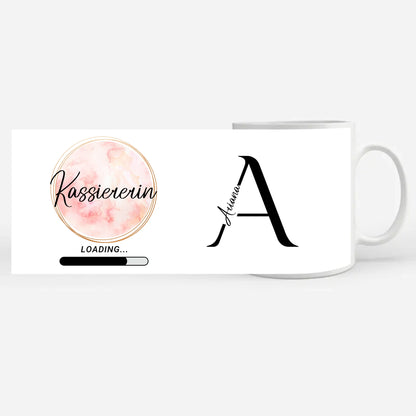 Personalisierte Tasse Mit Namen Zukünftige Kassiererin Geschenk